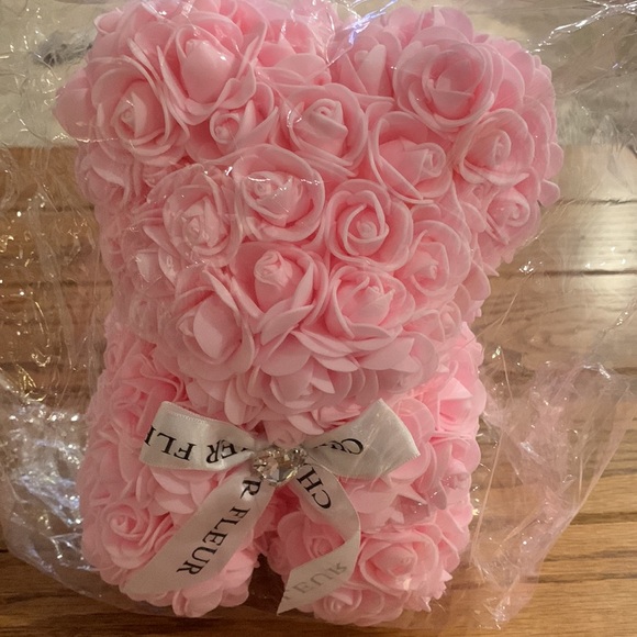 Chatoyer fleur pink rose bear - Picture 7 of 7